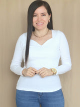 POLO RIB ESCOTE CORAZÓN