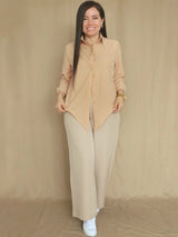 CAMISA LAZO COLOR ENTERO