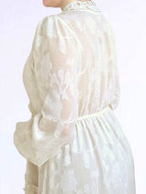 MAXIVESTIDO FULL BOBOS CON PRETINA CREMOSO