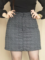FALDA SHORT TWEED