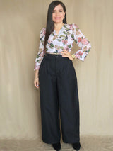 BLUSA LAZO ESTAMPADA