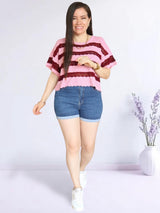 POLO TEJIDO CON FRANJAS