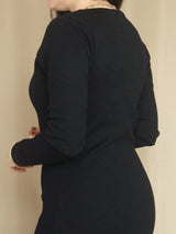 MAXIVESTIDO RIB CAPA