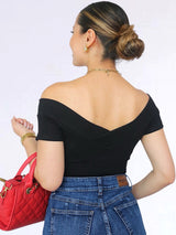 POLO RIB OFF SHOULDER