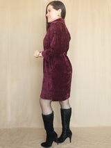 VESTIDO CORTO CAPA CAMISERO GAMUZADO