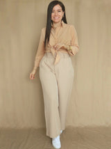 CAMISA LAZO COLOR ENTERO