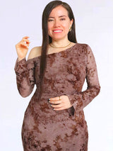 MAXIVESTIDO MESH ASIMÉTRICO