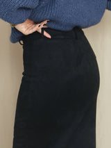 FALDA MIDI ABERTURA CENTRAL