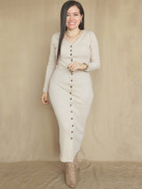 MAXIVESTIDO RIB CAPA