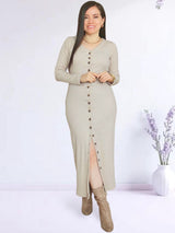MAXIVESTIDO RIB CAPA