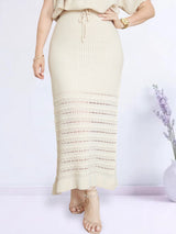 MAXIFALDA TEJIDA COCOS