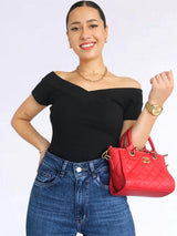 POLO RIB OFF SHOULDER