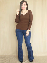 POLO RIB ESCOTE CORAZÓN