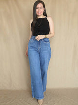 POLO RIB CUELLO RECTO ALTO