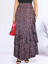 MAXIFALDA VUELOS PEQUEÑOS ESTAMPADO ANIMAL PRINT