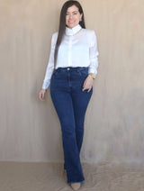 CAMISA BÁSICA GASA COLOR ENTERO