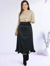 FALDA CON REGULADOR COLOR ENTERO