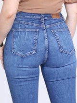PANTALÓN FLARE JEAN SUPER ESTRETCH