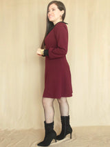 VESTIDO CORTO CON CUELLO