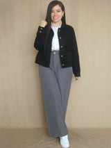 ABRIGO CORTO BOLSILLOS