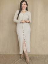 MAXIVESTIDO RIB CAPA