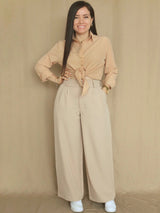 CAMISA LAZO COLOR ENTERO