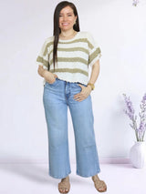 POLO TEJIDO CON FRANJAS