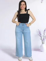 PANTALÓN SEMI PALAZO JEAN PETIT