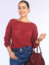 SWEATER CUELLO BARCO