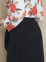 MAXIFALDA VUELOS PEQUEÑOS COLOR ENTERO