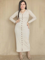 MAXIVESTIDO RIB CAPA