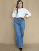 CAMISA LAZO COLOR ENTERO