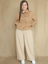 ABRIGO CORTO BOLSILLOS