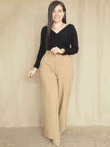 POLO RIB ESCOTE CRUZADO