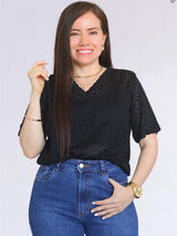 POLO TEJIDO CUELLO V