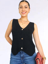 SWEATER CHALECO TEJIDO