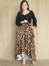 MAXIFALDA VUELOS GRANDES ESTAMPADA