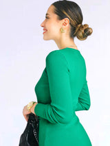 VESTIDO MIDI CON LAZO IMPORTADO