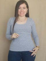 POLO RIB ESCOTE REDONDO