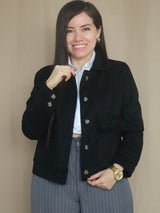 ABRIGO CORTO BOLSILLOS