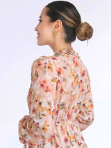 MAXIVESTIDO FULL BOBOS ESTAMPADO MELÓN