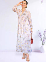 MAXIVESTIDO FULL BOBOS FLORES LILAS