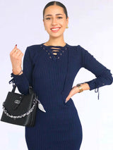 VESTIDO MIDI TIRA CRUZADA IMPORTADO