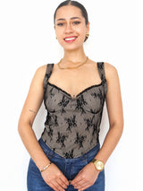 CONJUNTO CORSET CON COPAS VIPIUR NEGRO