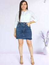 FALDA SHORT JEAN