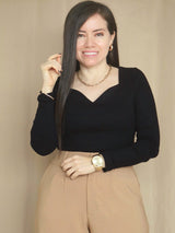 POLO RIB ESCOTE CORAZÓN