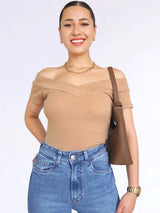 POLO RIB OFF SHOULDER