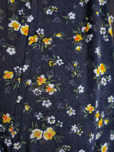VESTIDO MIDI 3 TIEMPOS ESTAMPADO AZUL