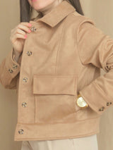 ABRIGO CORTO BOLSILLOS