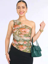 BLUSA MESH CON REGULADOR
